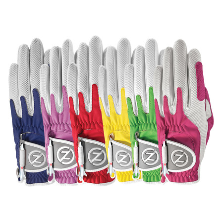 Zero Friction Ladies Synthetic Performance Golf Glove, Multicolor GL30013